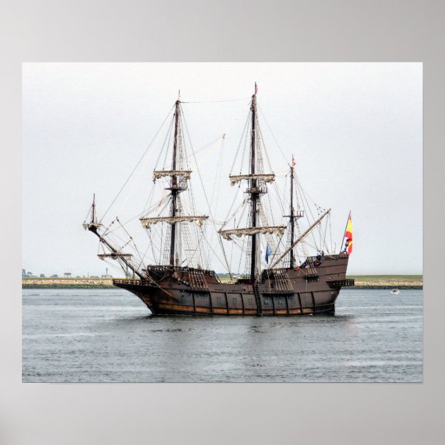 Póster Barco alto El Galeón (Frente)