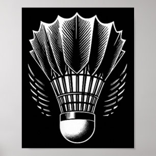 Póster Barco Badminton Lover Minimalista