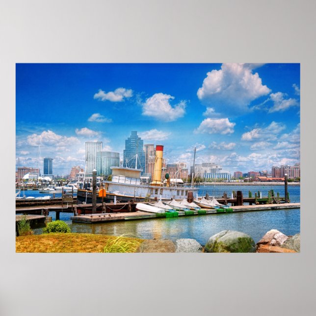 Póster Barco - Balitimore, MD - Turco Baltimore 1906 (Frente)