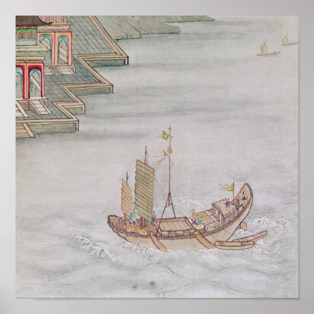 Póster Barco chino (Frente)