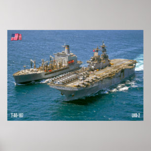 PÓSTER BARCO DE ASALTO ANFIBIOSO - LHD-2