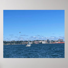 Póster Barco de Brooklyn Pier - NYC Bay Ridge