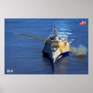 PÓSTER BARCO DE COMBATE LITTORAL - LCS-10