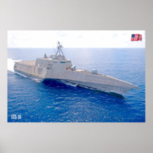 PÓSTER BARCO DE COMBATE LITTORAL - LCS-10