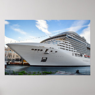 Póster barco de crucero