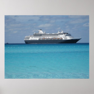 Póster barco de crucero