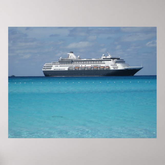 Póster barco de crucero (Frente)