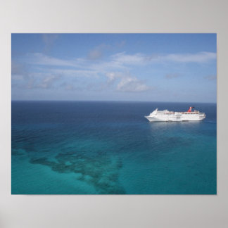 Póster Barco de crucero
