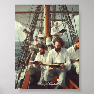 Póster Barco de lectores 06