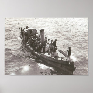 Póster Barco de piquete del HMS Triumph