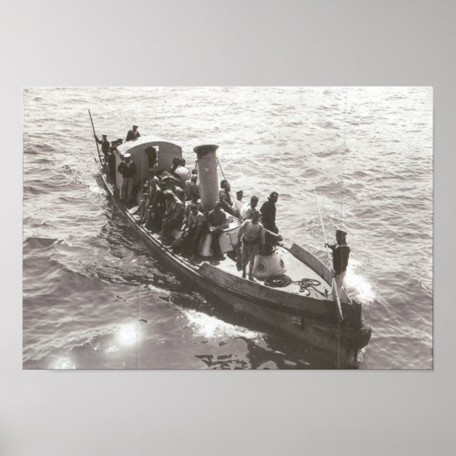 Póster Barco de piquete del HMS Triumph (Frente)