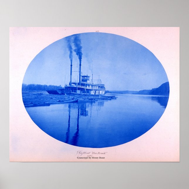 Póster Barco de Raftboat Ten Brook, 1885 (Frente)