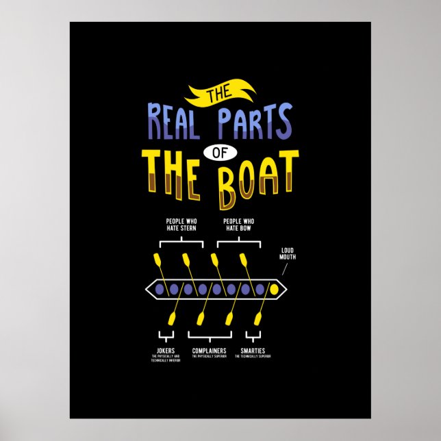 Póster Barco de Remolque Rocioso (Frente)