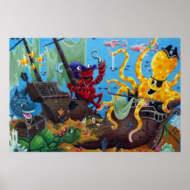 Póster Barco de Sunken (Frente)