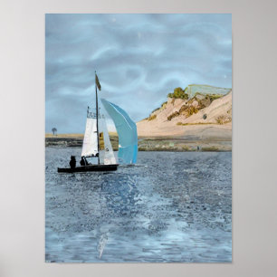 PÓSTER BARCO DE VELA