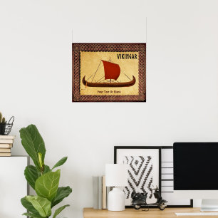 Póster Barco de Viaje de Navegación Roja II