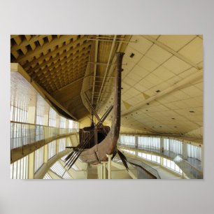 Póster Barco egipcio antiguo