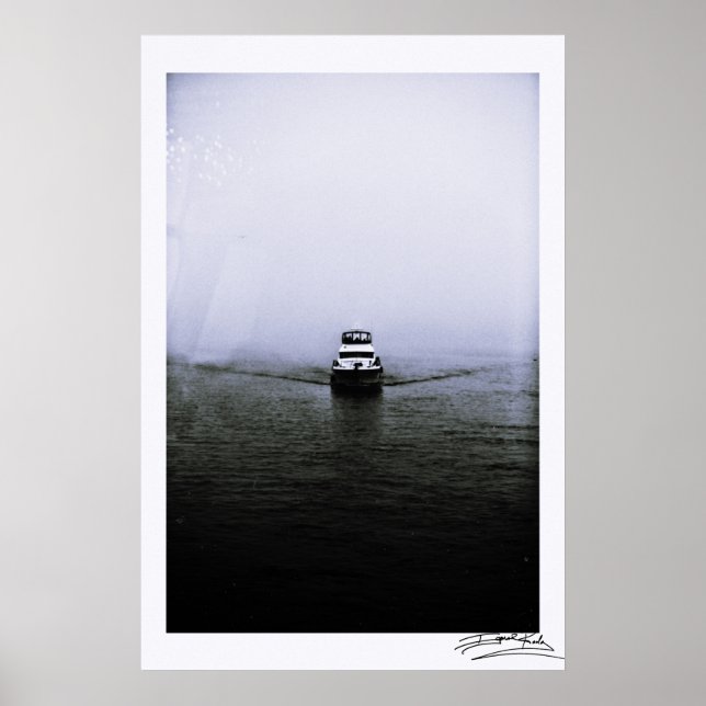 Póster Barco en la niebla (Frente)