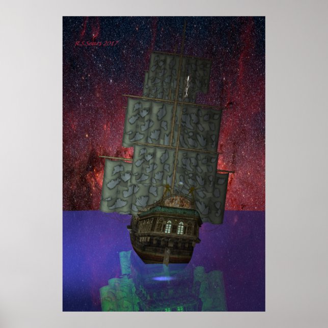 Póster barco fantasma (Frente)