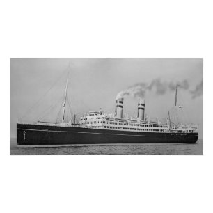 Póster Barco holandés Veendam