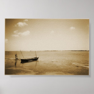 Póster barco mexicano