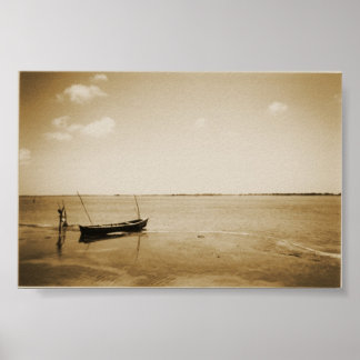 Póster barco mexicano