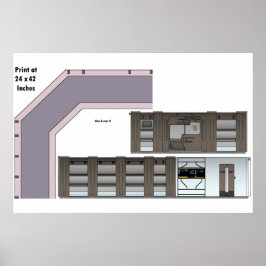 Póster Barco perdido en el paso elevado