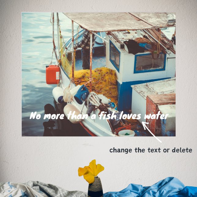 Póster Barco pesquero en la costa mediterránea (Subido por el creador)