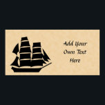 Póster Barco pirata. Barco de vela.<br><div class="desc">Imagen de un barco pirata.</div>