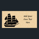 Póster Barco pirata. Barco de vela.<br><div class="desc">Imagen de un barco pirata.</div>