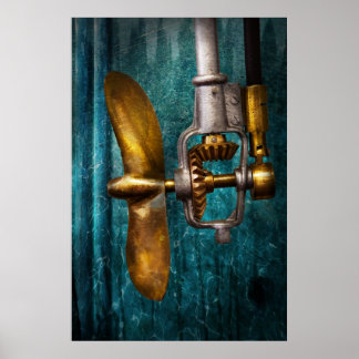 Póster Barco - Propulsión