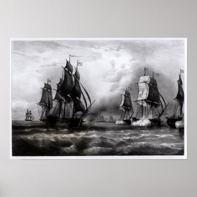 Póster Barco 'Ranger' de John Paul Jones, 1793 (Frente)