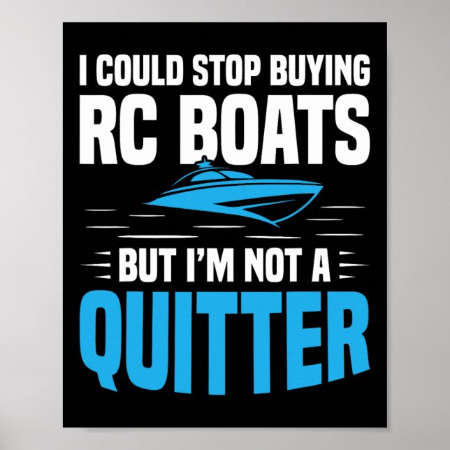 Póster Barco Rc Control Remoto Barco De Crucero Comprando (Frente)