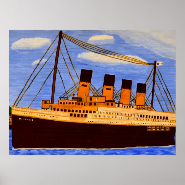 Póster Barco Titanic  (Frente)