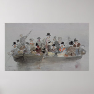 Póster Barco viejo de Swansea