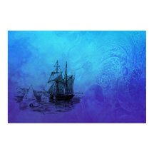 Barco y pulpo náuticos