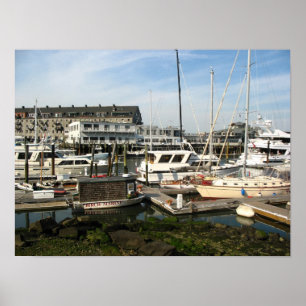 Póster Barcos atracados