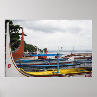Póster Barcos Batangas.