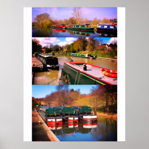 Póster Barcos Canal