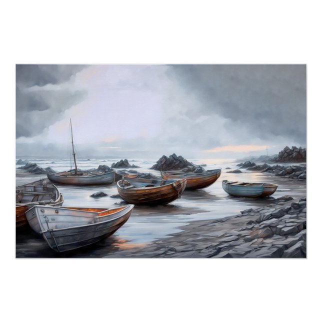 Póster Barcos de Ashore (Anverso)