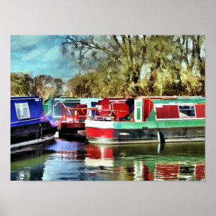 PÓSTER BARCOS DE CANAL
