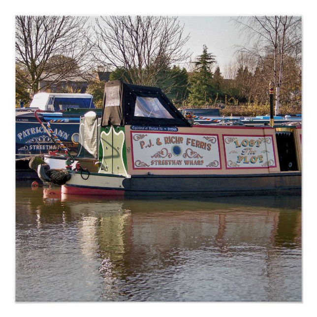PÓSTER BARCOS DE CANAL (Anverso)