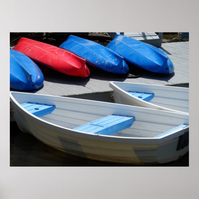 Póster Barcos de Maine (Frente)