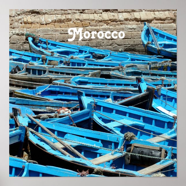 Póster Barcos de Marruecos (Frente)
