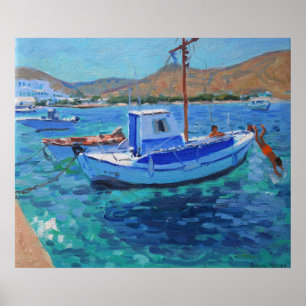 Póster Barcos de pesca