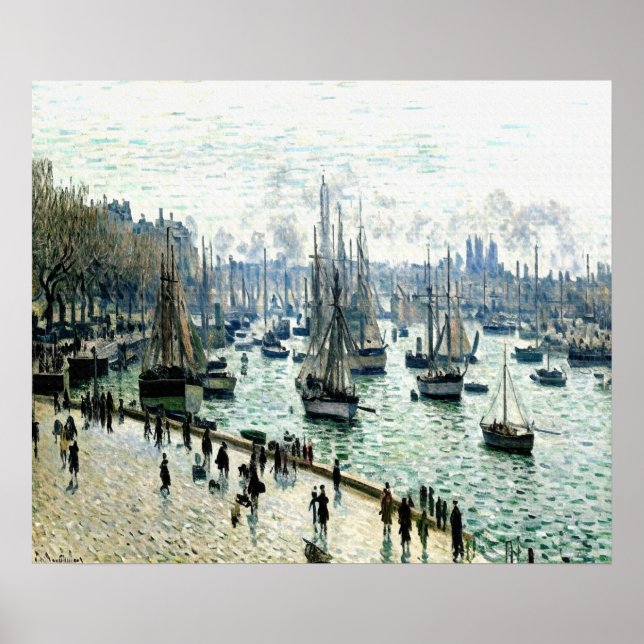 Póster Barcos de pesca (Frente)