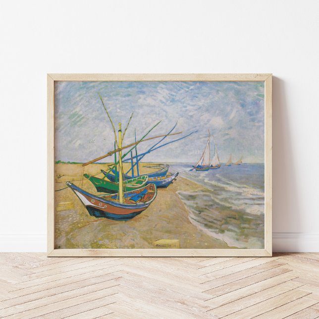 Póster Barcos de pesca | Vincent Van Gogh (Subido por el creador)