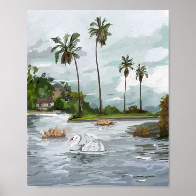 Póster Barcos de Swan (Frente)