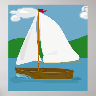 Póster Barcos de vela