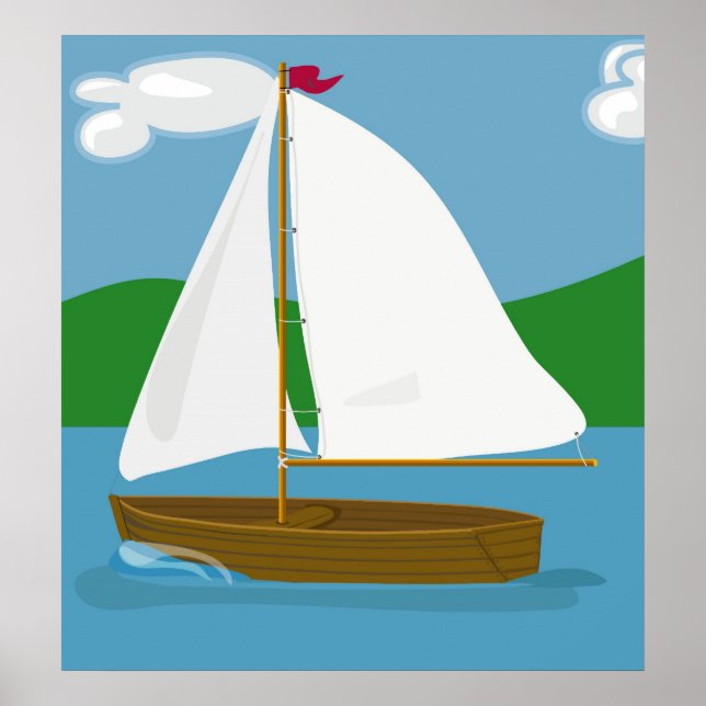 Póster Barcos de vela (Frente)
